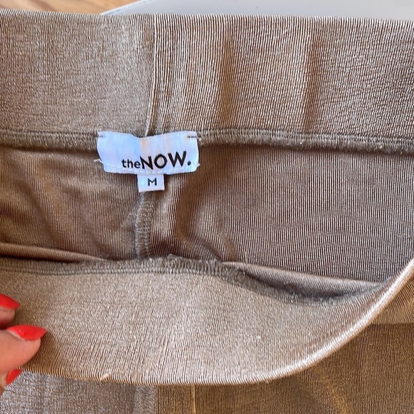 Like new Micro Flare Stretch Gold Pants - Picture 3 of 4